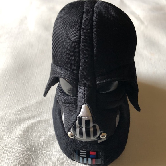 Slippers Star Wars Lil Darth Vader toddler boys size 7/8M new polyester fiber - Picture 4 of 7